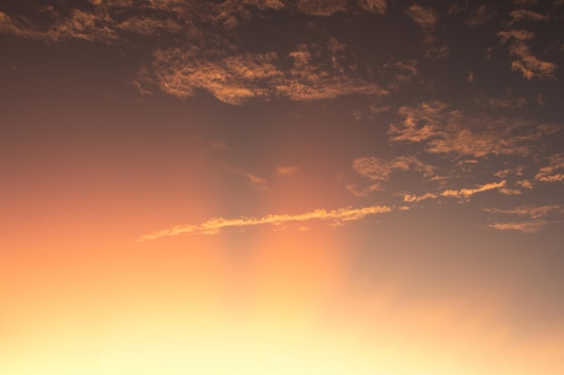 Colorful clouds in the sky at sunrise or sunset Natural natural background