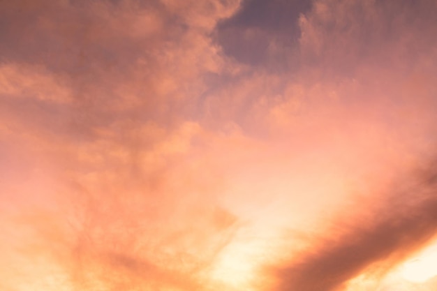 Colorful clouds in the sky at sunrise or sunset Natural natural background