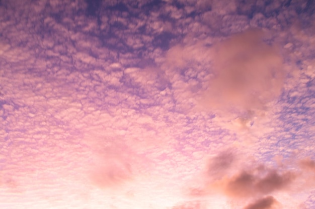 Colorful clouds in the sky at sunrise or sunset Natural natural background