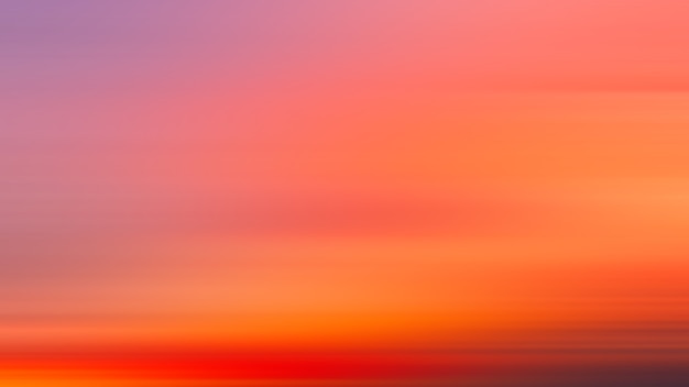 Colorful cloudy sky at sunset. Gradient color. Sky texture, abstract nature background motiom blur.