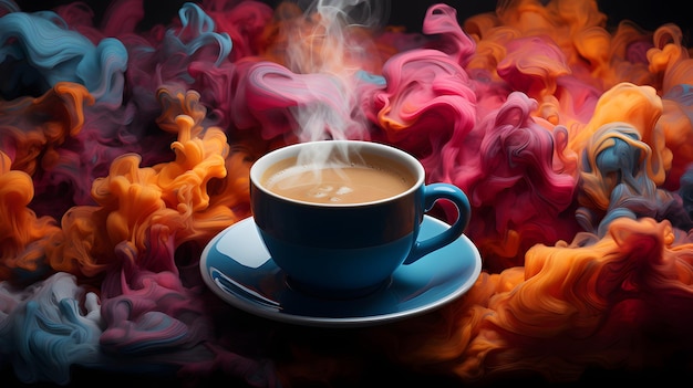 colorful coffee cup backgrounds