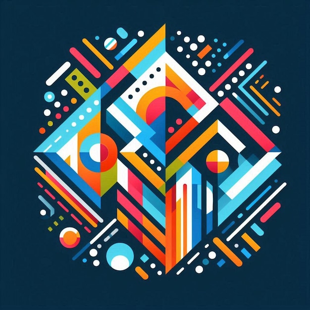 a colorful and colorful geometric design with the word quot z quot on it