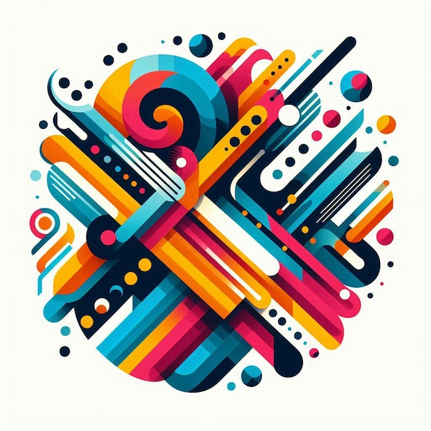 a colorful and colorful picture of a colorful and colorful design