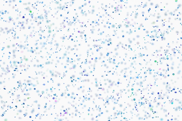 Colorful confetti and paper streamer on the white background Festive holiday backdrop