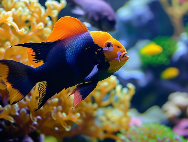 Colorful Coral Reef Fish