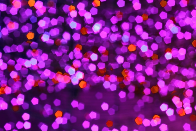 Colorful defocused bokeh lights background