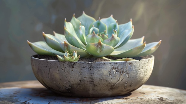 Colorful desert succulent