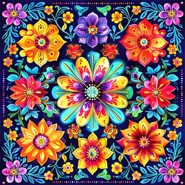 a colorful design from the collection of flowers