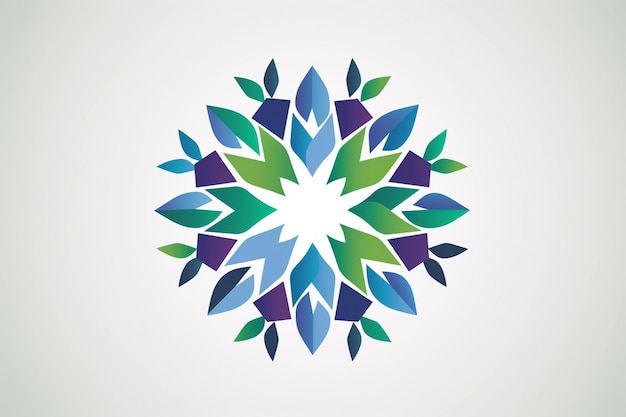 a colorful design that is on a white background