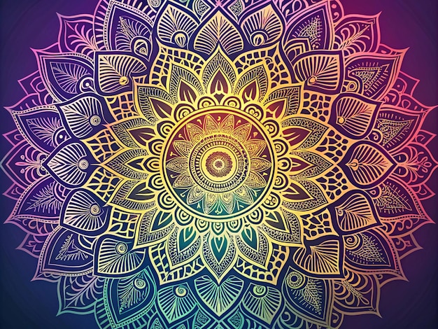 a colorful design with a design that says  mandalas