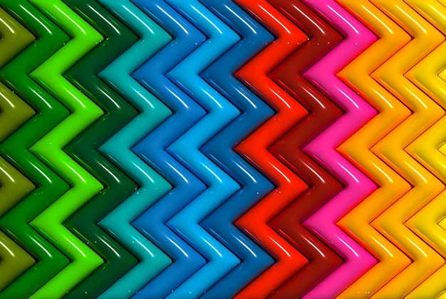 A colorful display of colored pencils with the word rainbow on the top