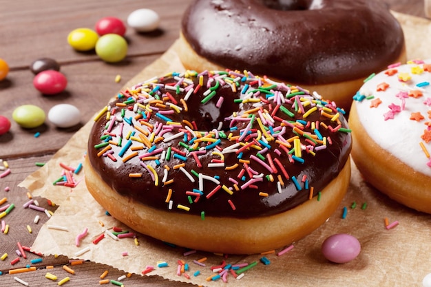 Colorful donuts