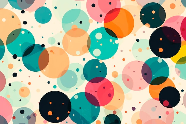 Colorful dots pattern