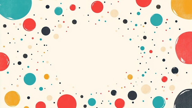 Colorful Dotted Background