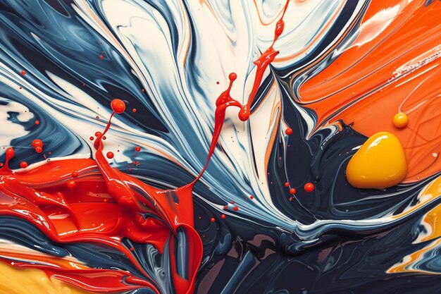 Colorful Dynamic Fluid Motion Pattern Texture