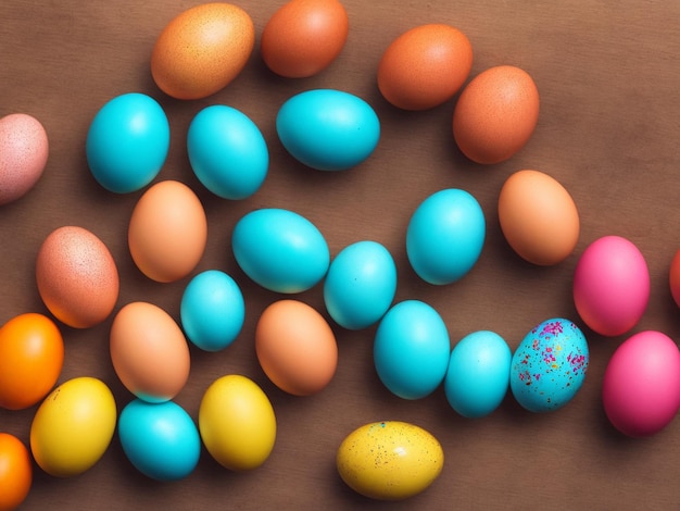 Colorful eggs