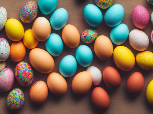 Colorful eggs