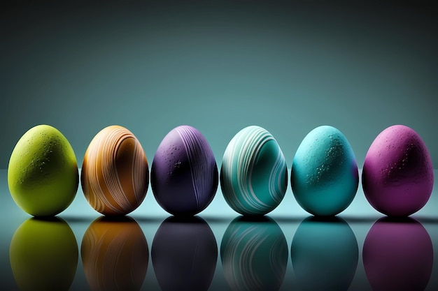 Colorful eggs