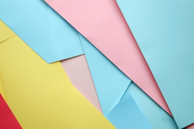 Photo colorful envelopes closeup