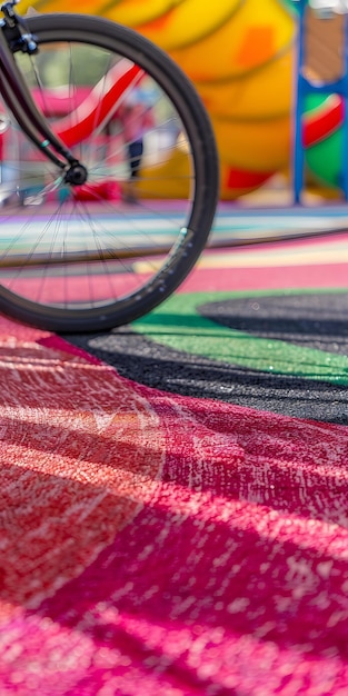 Colorful Exercise Bike