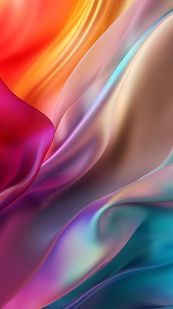 Colorful fabric in a colorful background