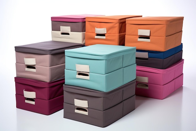 Colorful Fabric Storage Boxes Efficient Storage Solution