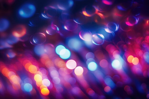 colorful festive abstract blurred bokeh background with circles