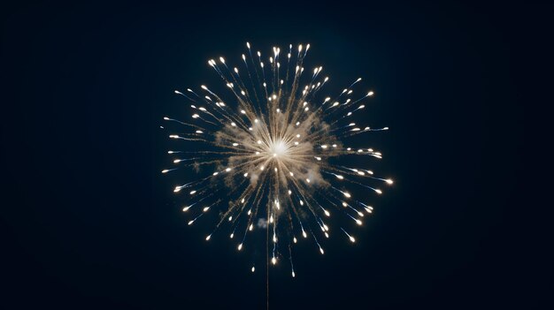 Colorful fireworks of various colors over night sky celebrating new year and merry christmas