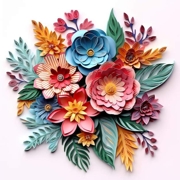 A colorful flower arrangement is shown with the word " flowers ".