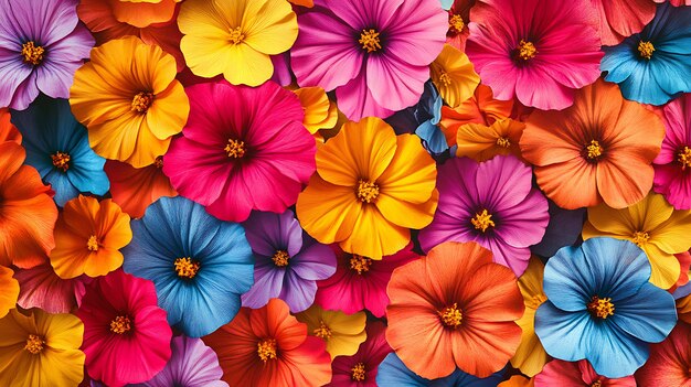 Photo colorful flower background