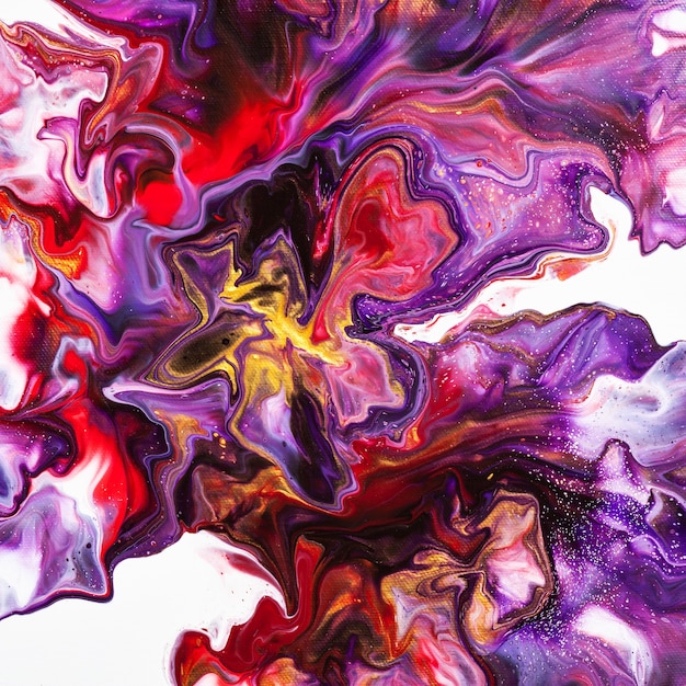 Colorful fluid art abstract background