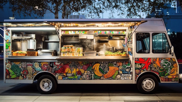 Colorful Food Truck