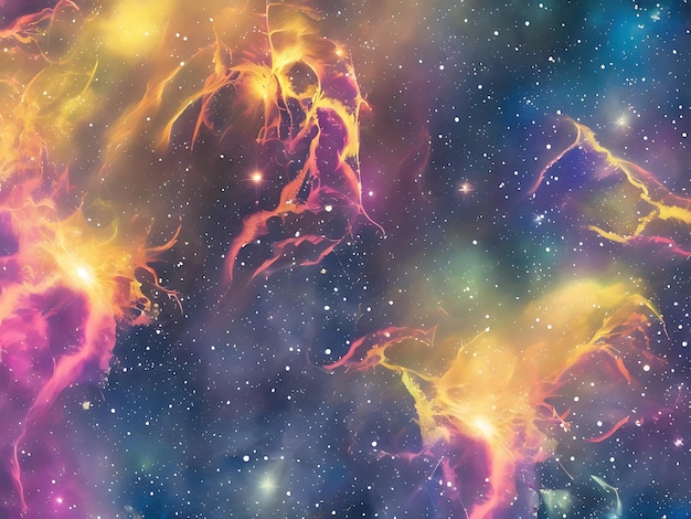 a colorful galaxy background with stars and nebula's galaxy cool wallpapers