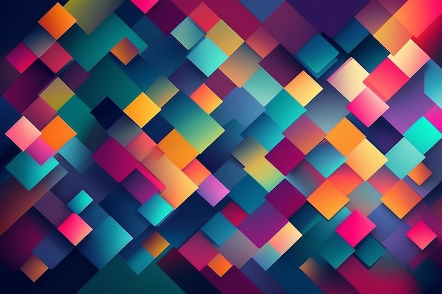 Colorful geometric blur pattern background design