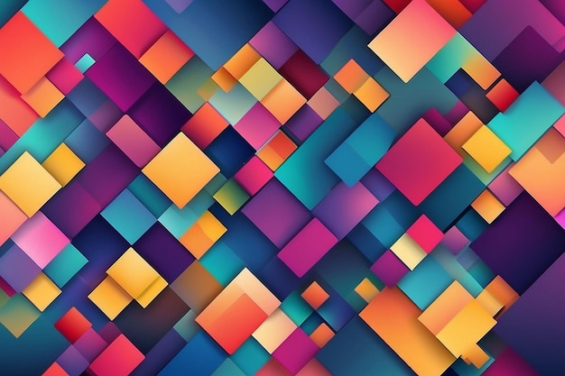 Colorful geometric blur pattern background design