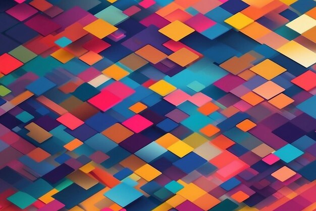 Colorful geometric blur pattern background design