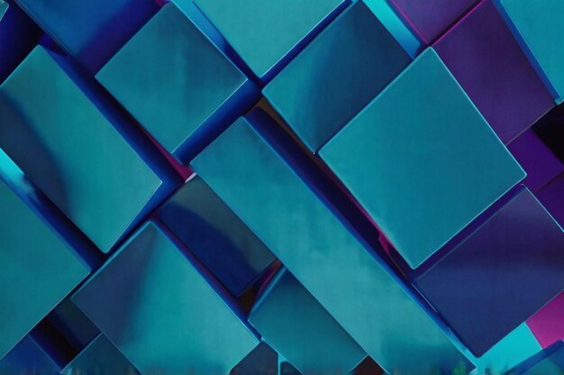 a colorful geometric pattern is shown on a blue background