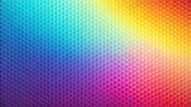 Photo colorful geometric pattern triangles and hexagons gradient background