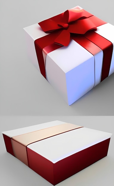 colorful gift box Love Valentine by generative AI, AI Generated