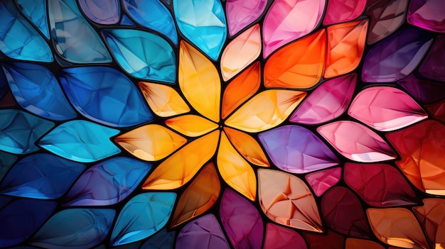 Colorful glass background