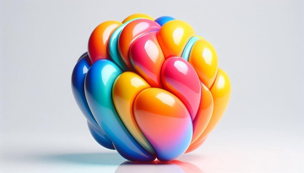 a colorful glass sculpture by dale chihuly