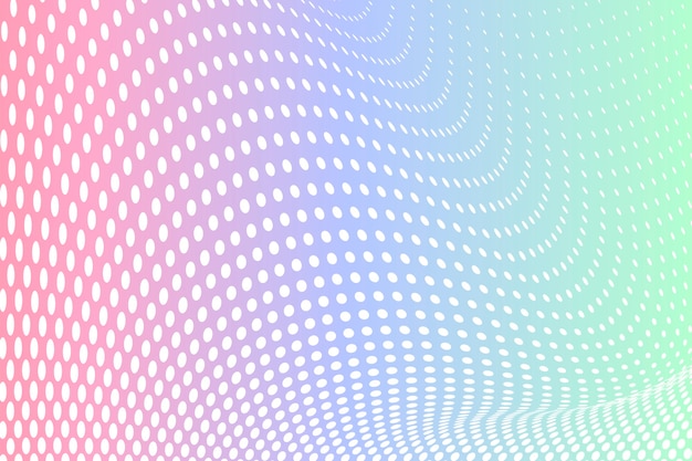 Colorful gradient background halftone style