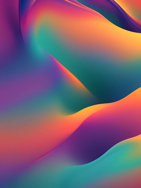 Colorful graphic style phone wallpaper design Generative ai