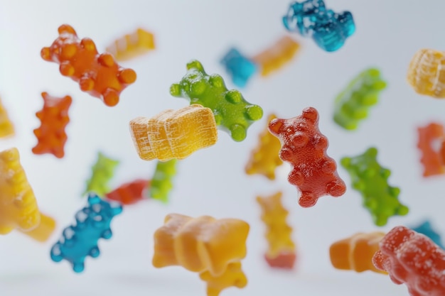 Colorful Gummy Bears