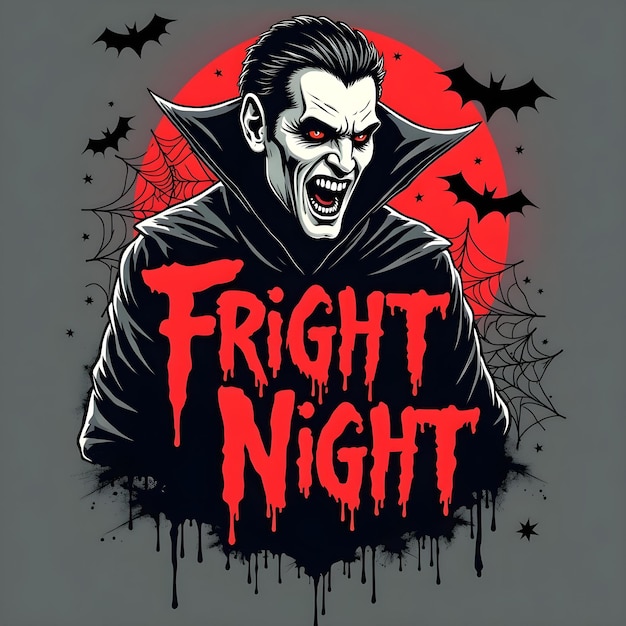 Colorful Halloween tshirt design illustration