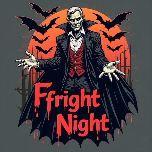 Colorful Halloween tshirt design illustration