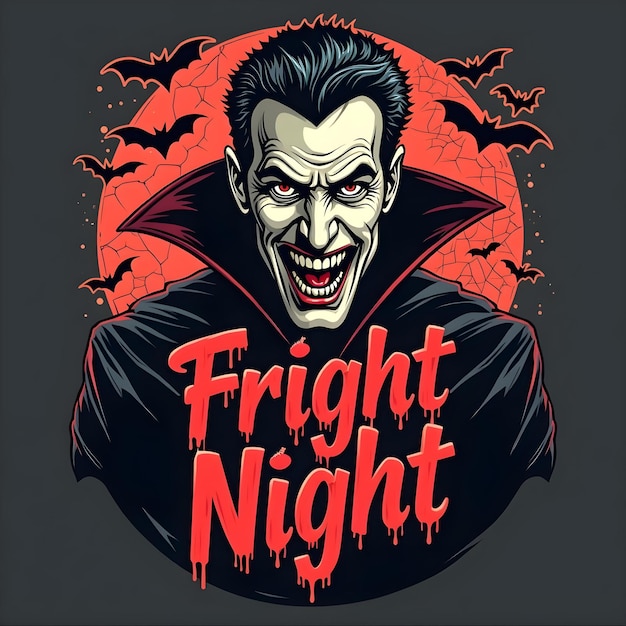 Colorful Halloween tshirt design illustration