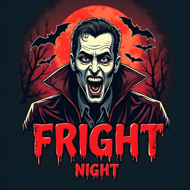 Colorful Halloween tshirt design illustration