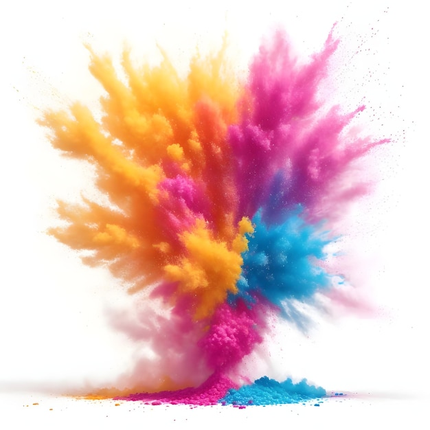 A colorful holi background