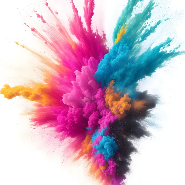 A colorful holi background